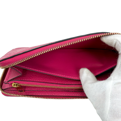 LOUIS VUITTON アンプラント ポルトフォイユ・クレマンス M62535 ピンク ラウンドファスナー長財布 ルイヴィトン 【102052860006】