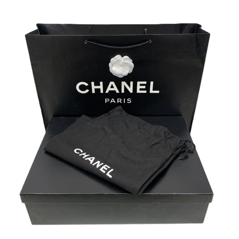 CHANEL(シャネル)　カメリア　ココマーク　レインブーツ　サイズ37　約24cm　ラバー　ブラック 【102057536001】