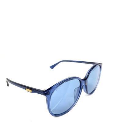 GUCCI(グッチ)　サングラス　GG0261 プラスチック　ブルー　度なし　57□16-145 【102057556003】