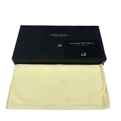 dunhill(ダンヒル) オックスフォード 二つ折り長財布 1390 レザー ブラック メンズ 【102057659001】