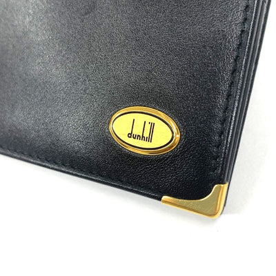 dunhill(ダンヒル) オックスフォード 二つ折り長財布 1390 レザー ブラック メンズ 【102057659001】