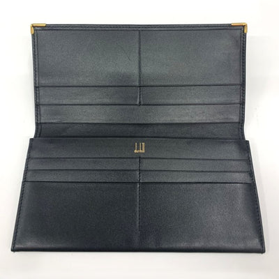dunhill(ダンヒル) オックスフォード 二つ折り長財布 1390 レザー ブラック メンズ 【102057659001】