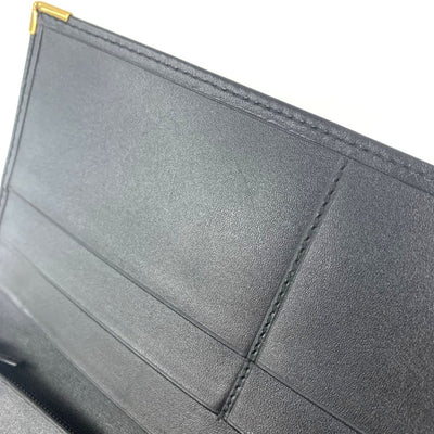 dunhill(ダンヒル) オックスフォード 二つ折り長財布 1390 レザー ブラック メンズ 【102057659001】