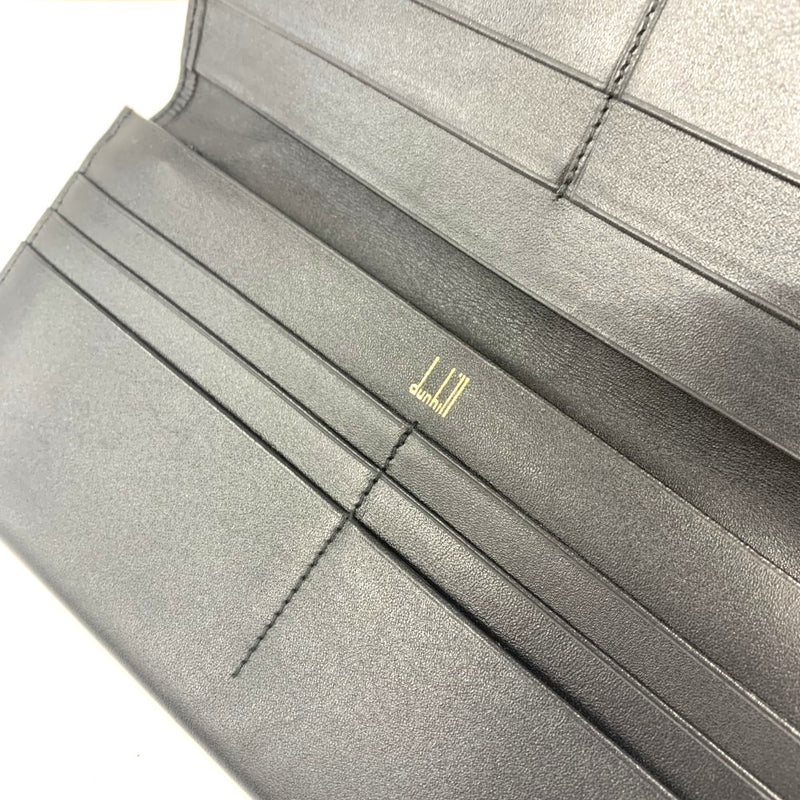 dunhill(ダンヒル) オックスフォード 二つ折り長財布 1390 レザー ブラック メンズ 【102057659001】