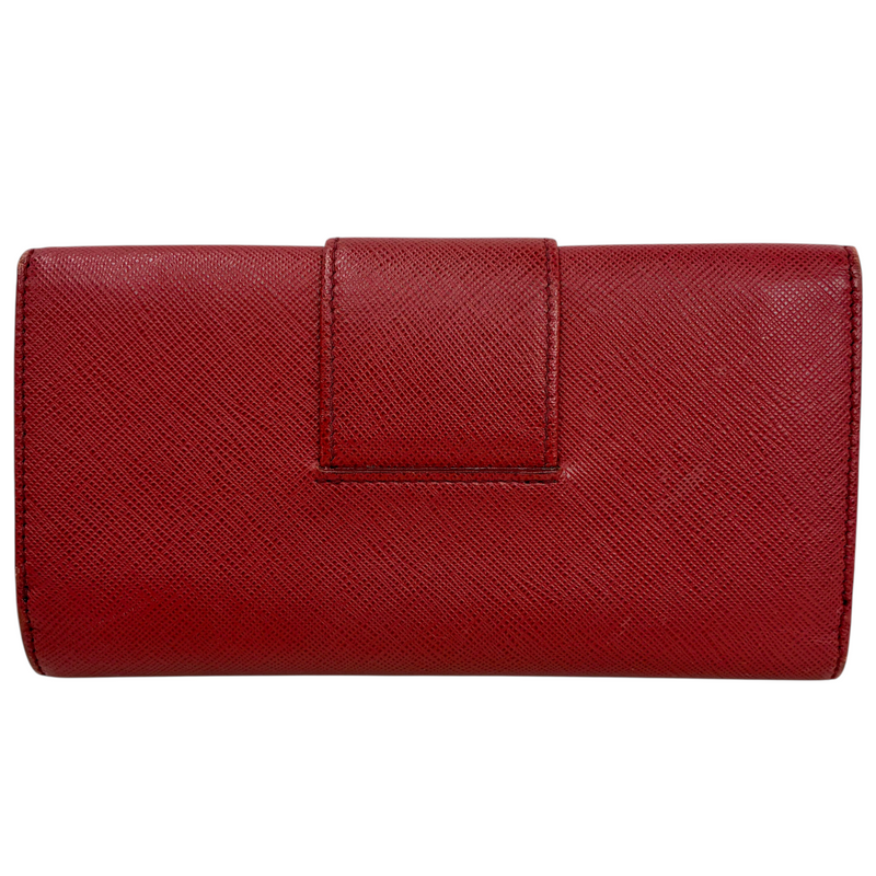 PRADA サフィアーノレザー 長財布 1ML006 レッド プラダ 【102057677006】