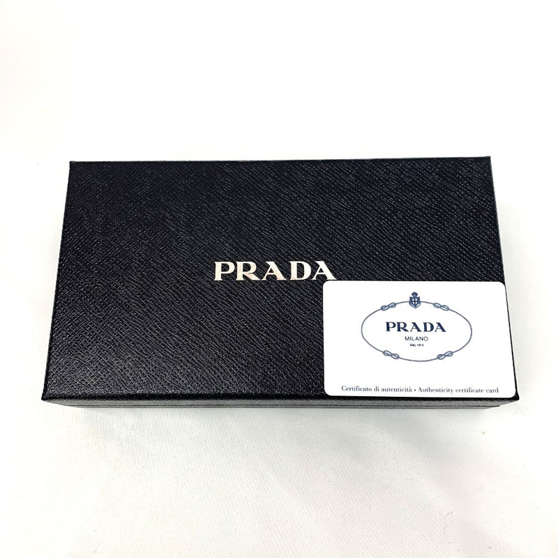 PRADA(プラダ) サフィアーノ 二つ折り長財布 2MV836 サフィアーノレザー ネロ メンズ ウォレット 【102057839001】