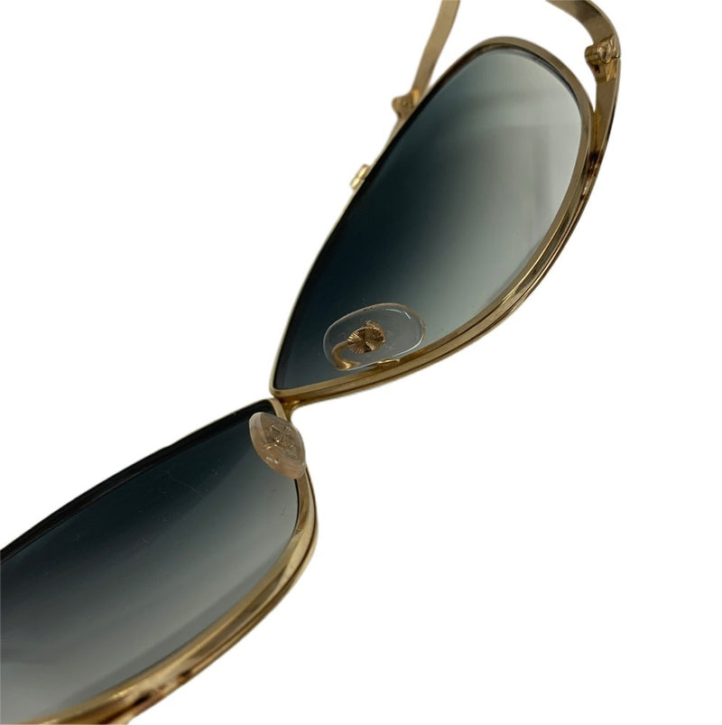 Christian Dior ディオール ヴィンテージ サングラス 2056 ゴールドカラー×ダークグリーン グリーングラデーションレンズ レディース 【102057892003】