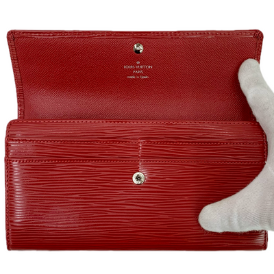 LOUIS VUITTON エピ ポルトフォイユ・サラ M60316 レッド 長財布 ルイヴィトン 【102057980002】