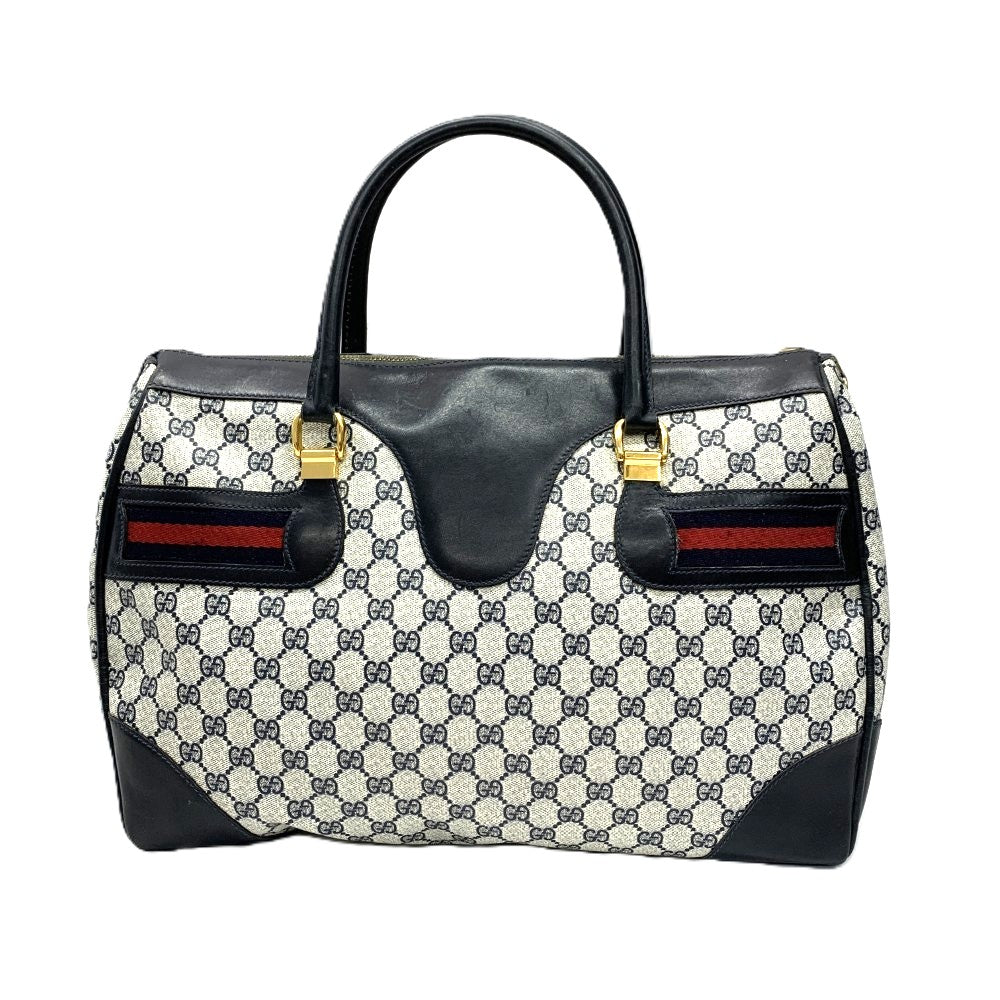 美品 ✨ GUCCI トラベルバッグ レザー ブラック GUCCI - GUCCI グッチ ボストンバッグ 旅行カバン トラベル