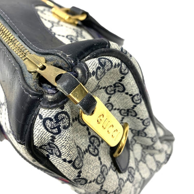 GUCCI(グッチ) オールドグッチ 2wayボストンバッグ ネイビー系