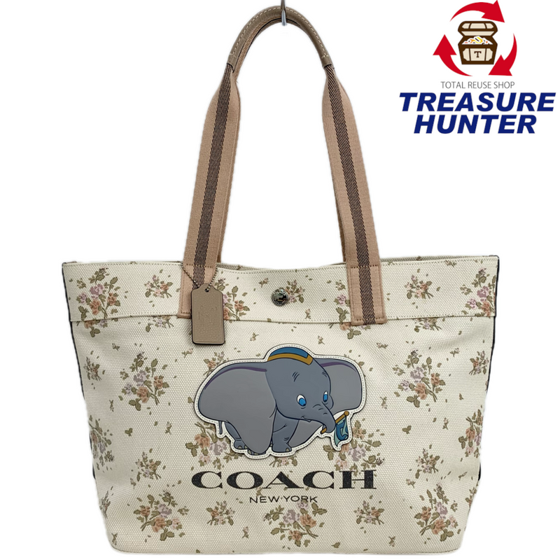 COACH×Disney ダンボコラボトートバッグ 91119 ベージュ コーチ×ディズニー 【102058073007】 –  【トレジャーハンター】オンラインストア