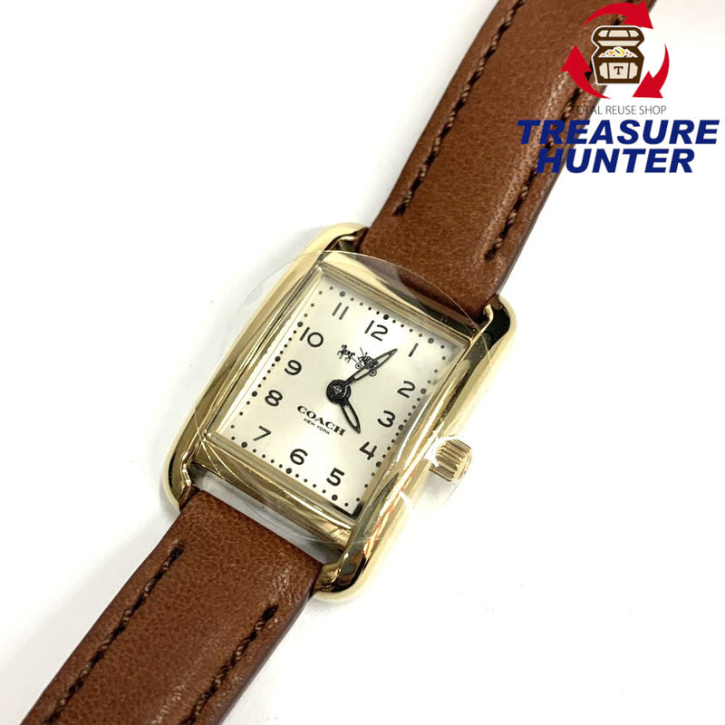 COACH(コーチ) トンプソン 腕時計 ステンレススチール ホワイト文字盤 レディース ウォッチ 【102058158001】