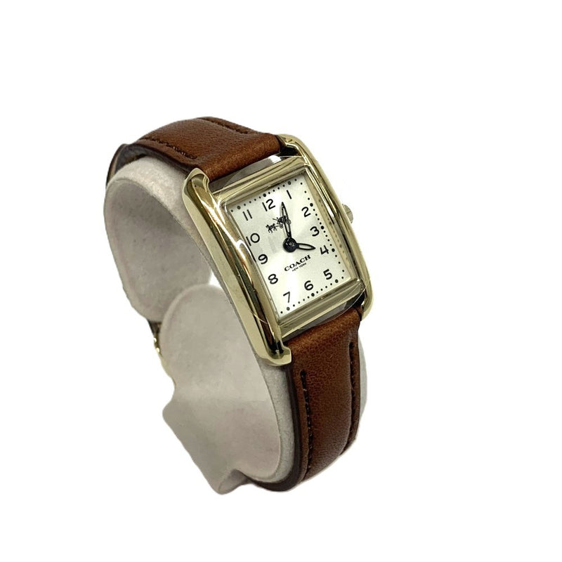 COACH(コーチ) トンプソン 腕時計 ステンレススチール ホワイト文字盤 レディース ウォッチ 【102058158001】