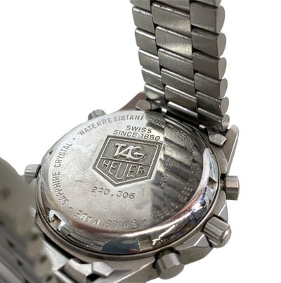 タグ・ホイヤー 腕時計 プロフェッショナル クロノグラフ 240.306 クォーツ シルバーカラー ブラック文字盤 TAG Heuer 【102058482005】