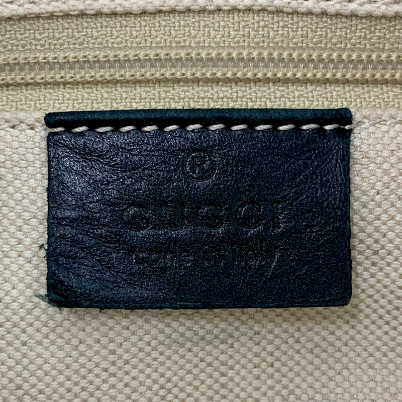 GUCCI ディアマンテ スーキー ハンドバッグ 211944 ベージュ×ブラック グッチ 【102058554002】