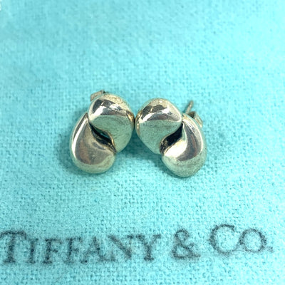 TIFFANY&Co. ダブルティアドロップ ピアス 925シルバー エルサ・ペレッティ ティファニー 【102058598001】