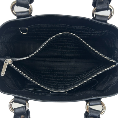 CELINE レザー ハンドバッグ ブラック セリーヌ 【102058713006】