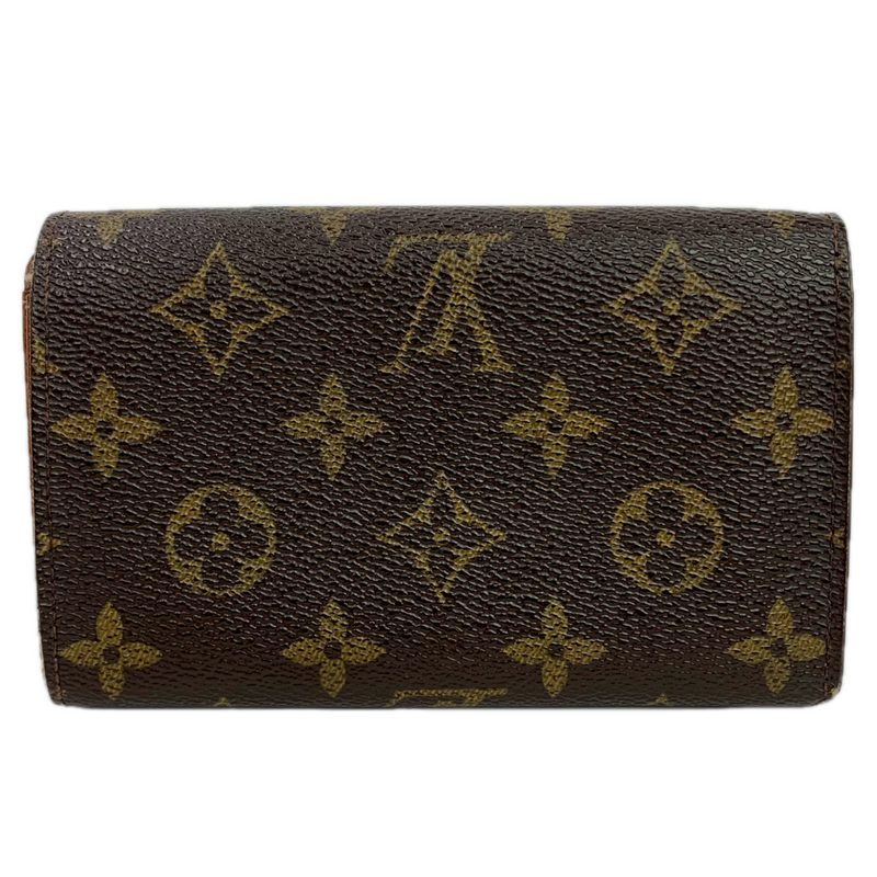 LOUIS VUITTON モノグラム ポルト モネ ビエ トレゾール M61736 二つ折り財布 ルイヴィトン 【102058802007】