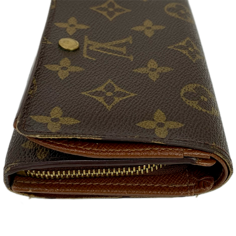 LOUIS VUITTON モノグラム ポルト モネ ビエ トレゾール M61736 二つ折り財布 ルイヴィトン 【102058802007】