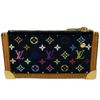 LOUIS VUITTON モノグラム・マルチカラー ポシェット・クレ M92654 ノワール コインケース ルイヴィトン 【102058840007】