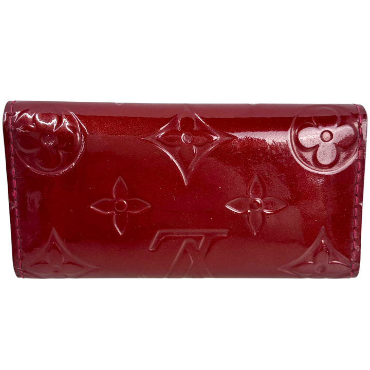 ルイヴィトン クレNMモノグラムヴェルニ ポムダムール ポシュエットキーケース LOUIS VUITTON ヴェルニ ミュルティクレ4 M91976 ポムダムール キー
