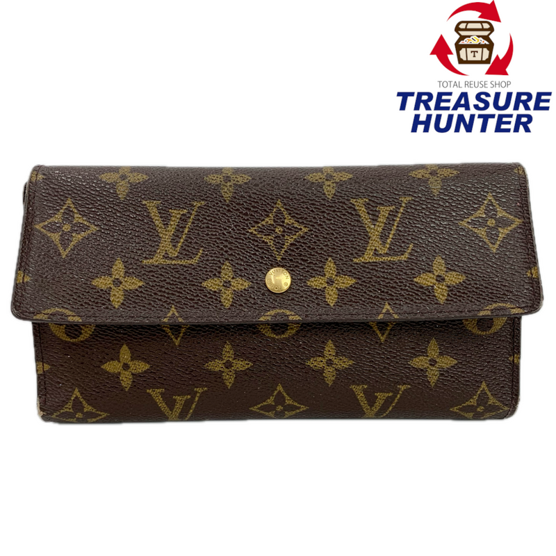 LOUIS VUITTON モノグラム ポルトトレゾール インターナショナル M61215 長財布 ルイヴィトン 【102058875001】