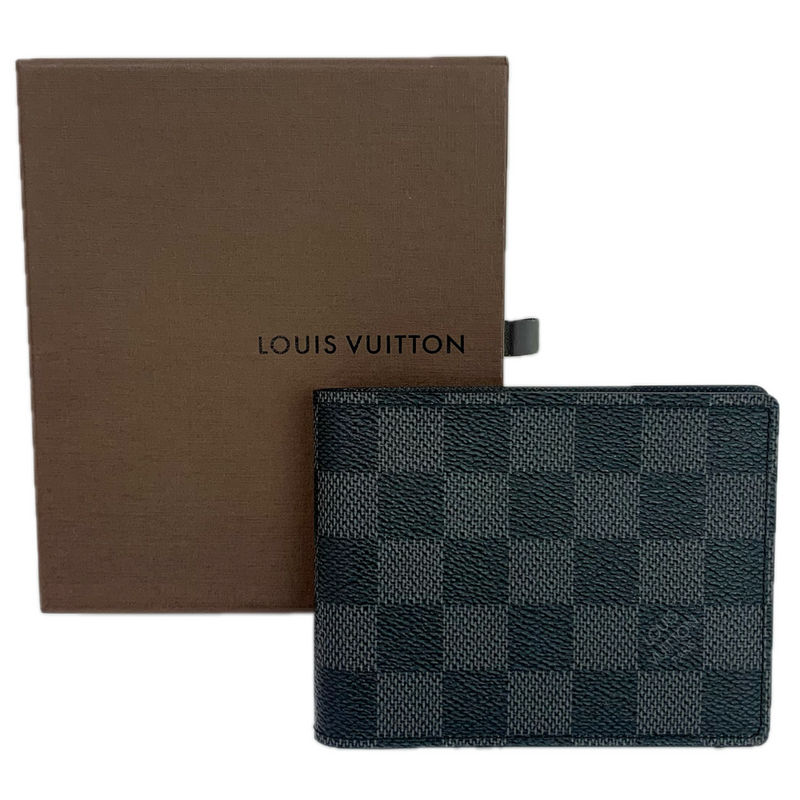 LOUIS VUITTON ダミエ・グラフィット ポルトフォイユ・ミュルティプル N62663 二つ折り財布 ルイヴィトン 【102058906007】