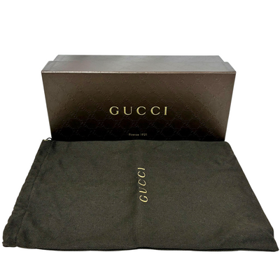 GUCCI ホースビット レザー フラットシューズ 466700 サイズ37(約24cm相当) ピンク グッチ 【102058927007】