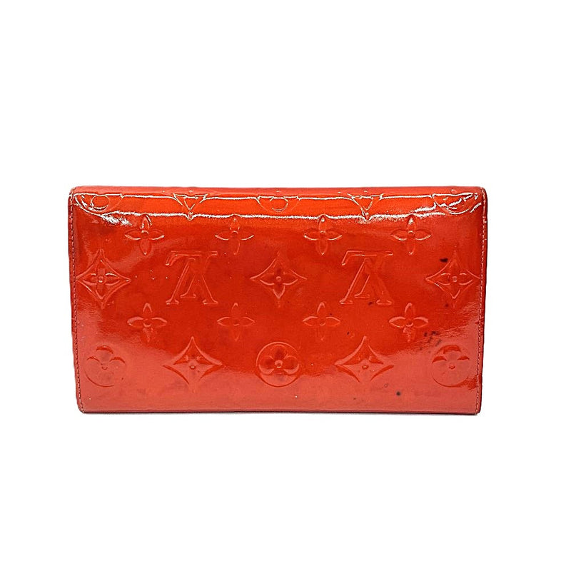 LOUIS VUITTON(ルイ・ヴィトン) ヴェルニ ポルトトレゾール インターナショナル M91165 ルージュ エナメルレザー レディース 【102059087001】