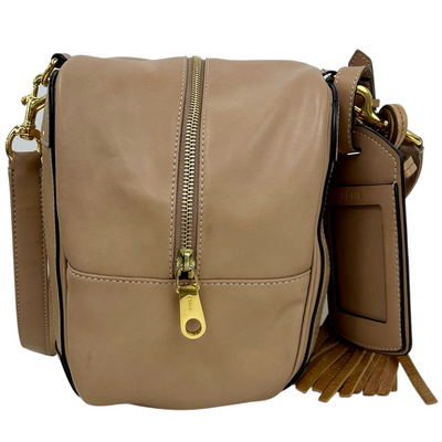 Chloe エデン タッセル付きボストンバッグ 3S1118-311 ベージュ クロエ 【102059129007】