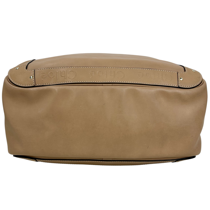 Chloe エデン タッセル付きボストンバッグ 3S1118-311 ベージュ クロエ 【102059129007】