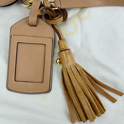 Chloe エデン タッセル付きボストンバッグ 3S1118-311 ベージュ クロエ 【102059129007】