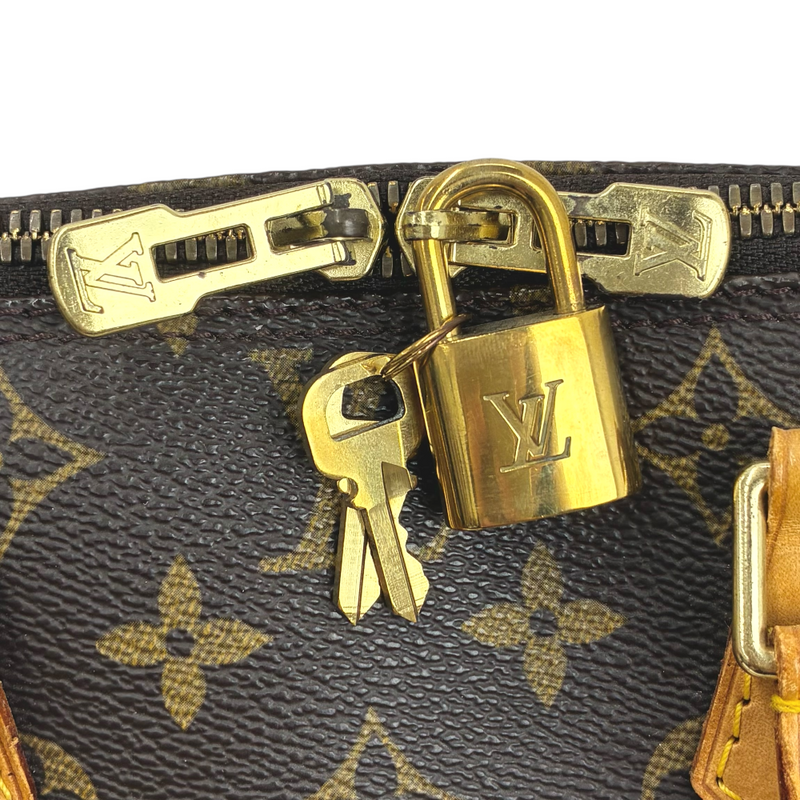 LOUIS VUITTON モノグラム アルマ M51130 ブラウン ハンドバッグ ルイヴィトン 【102059144006】