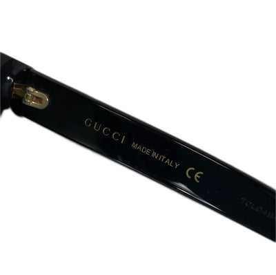 GUCCI サングラス GG0097SA シャイニーブラックアセテートフレーム 58□17 グッチ メンズ  【102059196001】