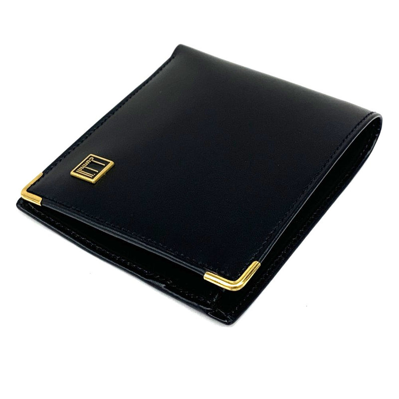 dunhill(ダンヒル) オックスフォード 二つ折り財布 WD 340 0 A レザー ブラック メンズ 未使用品 【102059217001】