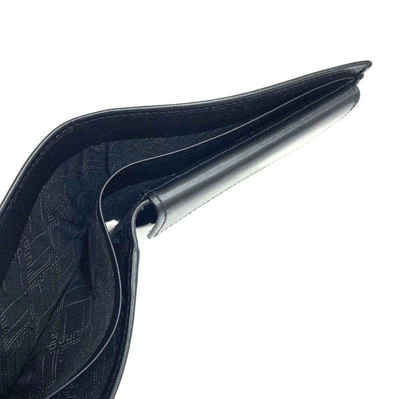 dunhill(ダンヒル) オックスフォード 二つ折り財布 WD 340 0 A レザー ブラック メンズ 未使用品 【102059217001】