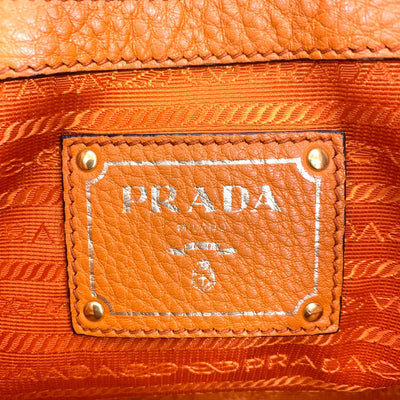 PRADA レザー トートバッグ オレンジ プラダ レディース バッグ 【102059238005】