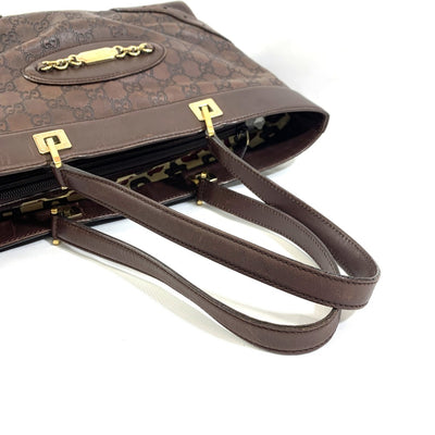GUCCI(グッチ) グッチシマ ショルダーバッグ 145993 カーフレザー ダークブラウン レディース バッグ 【102059242001】