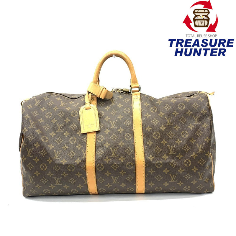LOUIS VUITTON (ルイ・ヴィトン) モノグラム キーポル55  M41424 モノグラムキャンバス ブラウン バッグ 【102059272001】