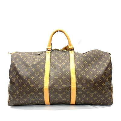 LOUIS VUITTON (ルイ・ヴィトン) モノグラム キーポル55  M41424 モノグラムキャンバス ブラウン バッグ 【102059272001】