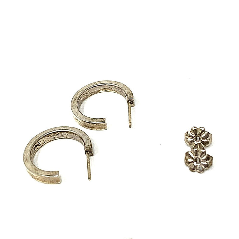 TIFFANY&Co.(ティファニー)　1837　ナロー　フープピアス　シルバー925　レディース 【102059320001】
