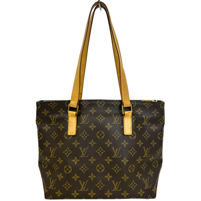 LOUIS VUITTON モノグラム ハンドバッグ カバ・ピアノ M51148 ブラウン ルイヴィトン 【102059438006】