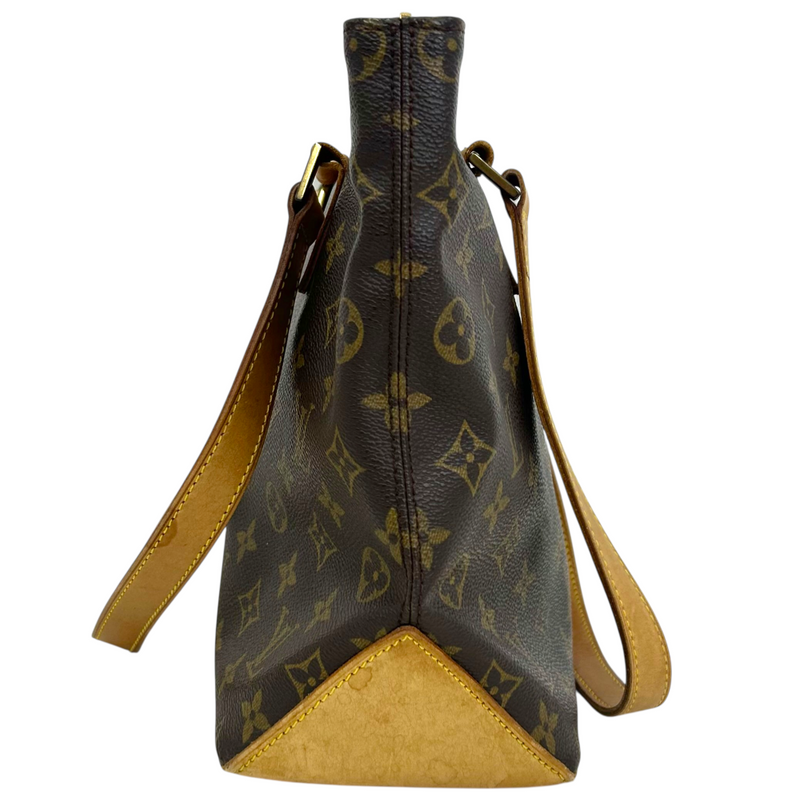 LOUIS VUITTON モノグラム ハンドバッグ カバ・ピアノ M51148 ブラウン ルイヴィトン 【102059438006】