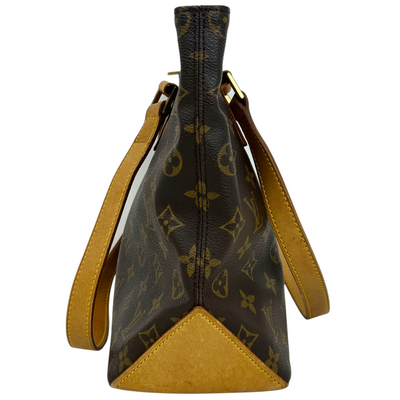 LOUIS VUITTON モノグラム ハンドバッグ カバ・ピアノ M51148 ブラウン ルイヴィトン 【102059438006】
