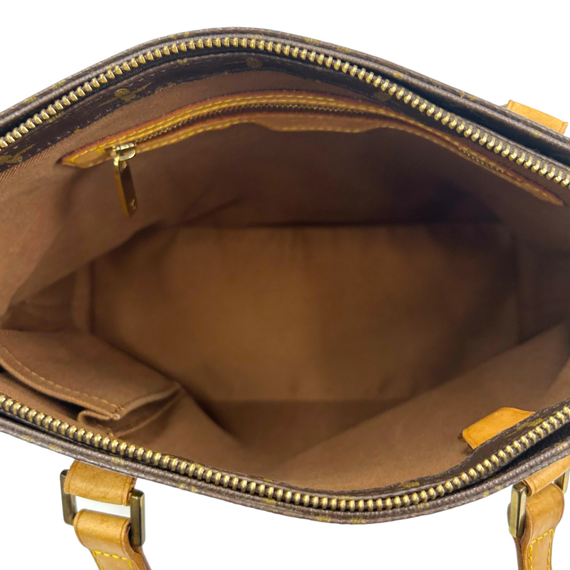 LOUIS VUITTON モノグラム ハンドバッグ カバ・ピアノ M51148 ブラウン ルイヴィトン 【102059438006】