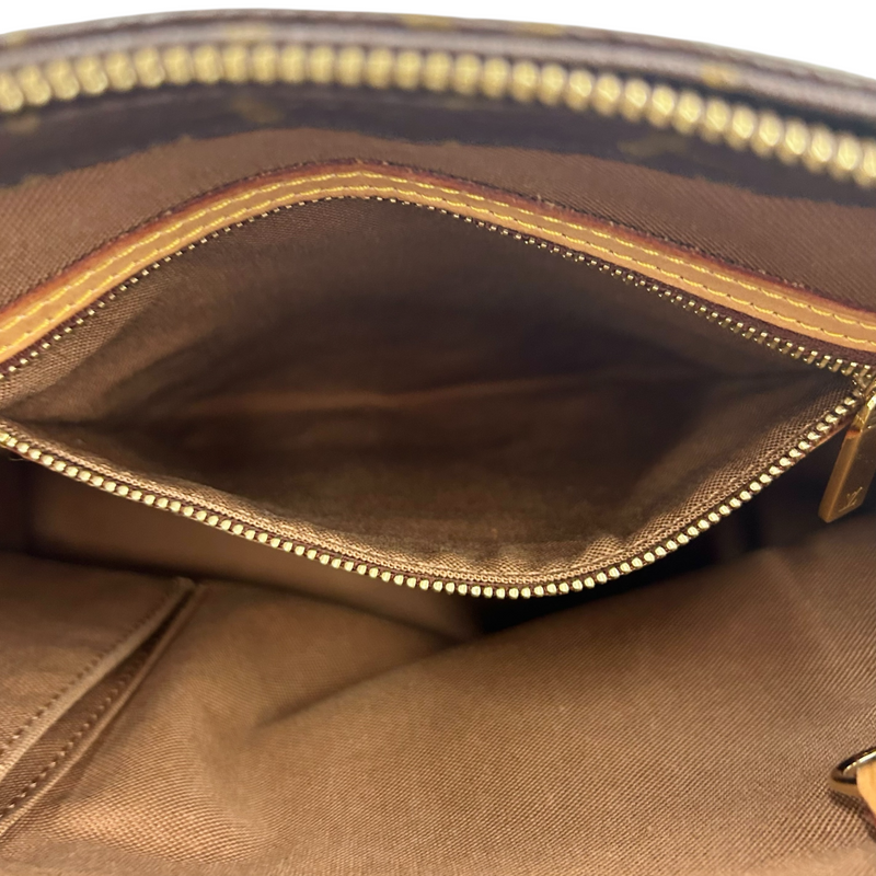 LOUIS VUITTON モノグラム ハンドバッグ カバ・ピアノ M51148 ブラウン ルイヴィトン 【102059438006】
