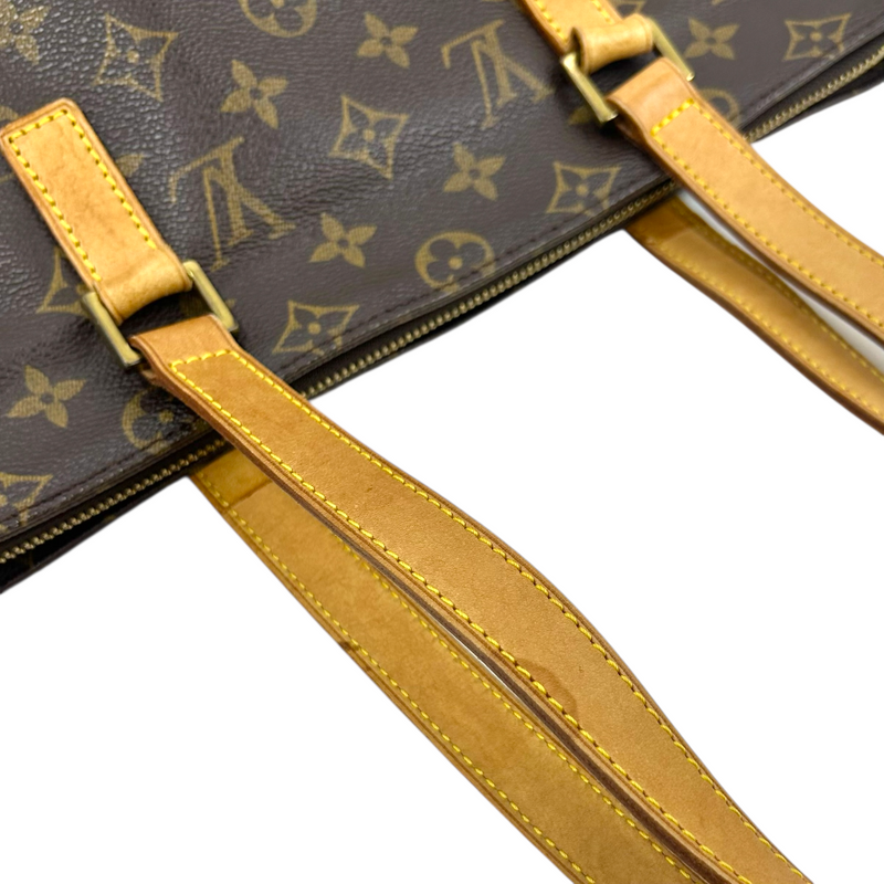LOUIS VUITTON モノグラム ハンドバッグ カバ・ピアノ M51148 ブラウン ルイヴィトン 【102059438006】