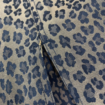 FENDI(フェンディ) レオパード サイドスリットスカート 09.552061 ブラウン サイズI42(L・11号相当) イタリア製 レディース  【102059442001】