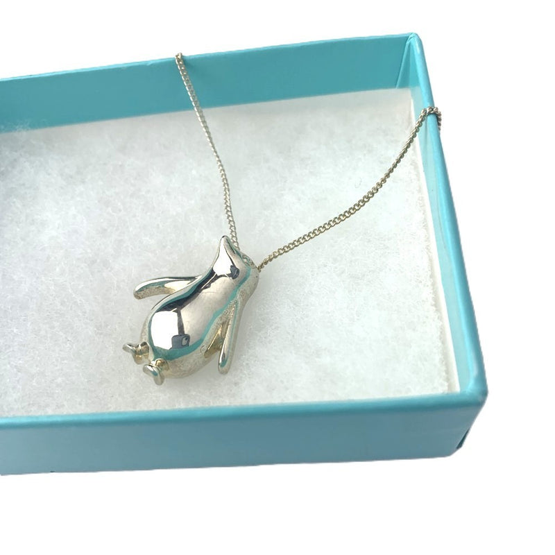 TIFFANY&Co. ペンギン ネックレス 925シルバー チェーン長さ44.5cm  ティファニー 【102059839001】
