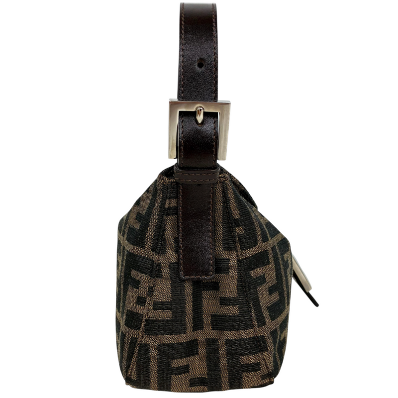 FENDI ズッカ柄 フラップミニショルダーバッグ 2305.26725.008 ブラウン フェンディ 【102059872006】